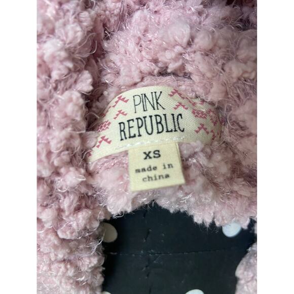 Pink Republic Womens Sweater Size XS Soft Fluffy Turtleneck Mauve Blossom NEW - Picture 5 of 6